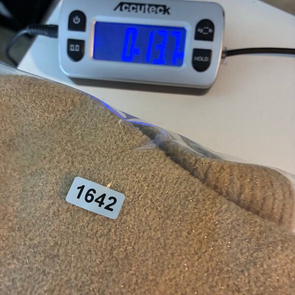 Apt9 Long Sleeve Turtleneck Sweater Womens Large Nylon Metallic Soft Camel Nubby - Picture 12 of 12